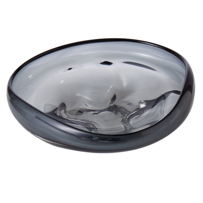 Grand Designs Organic Shape Shallow Bowl Smoke