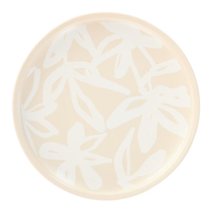 Leaf &amp; Bean Freya Mug &amp; Side Plate 2pcs Set Oat &amp; White