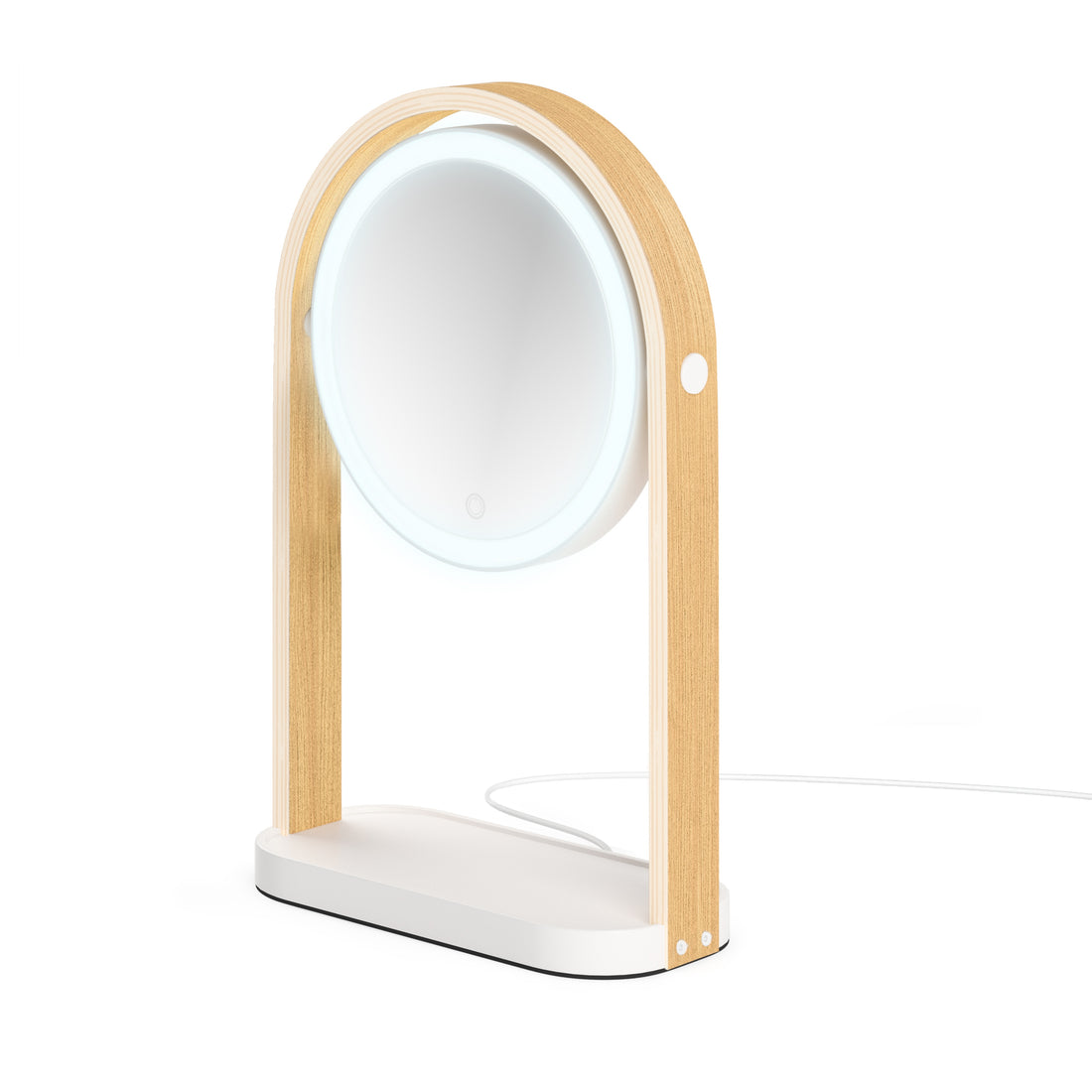 Umbra Bellwood LED Vanity Mirror White &amp; Natural