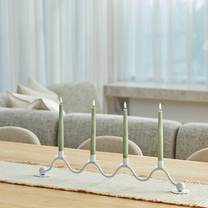 Amalfi Rexley Candle Holder White