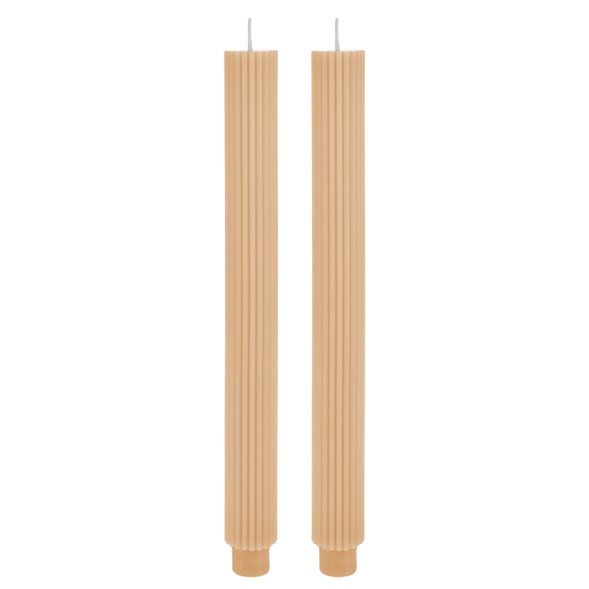 Amalfi Roma Dinner Candle 2pcs Set Caramel