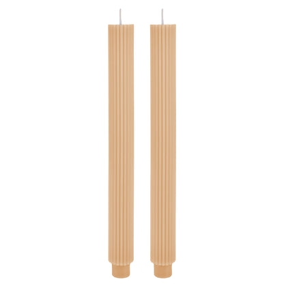 Amalfi Roma Dinner Candle 2pcs Set Caramel