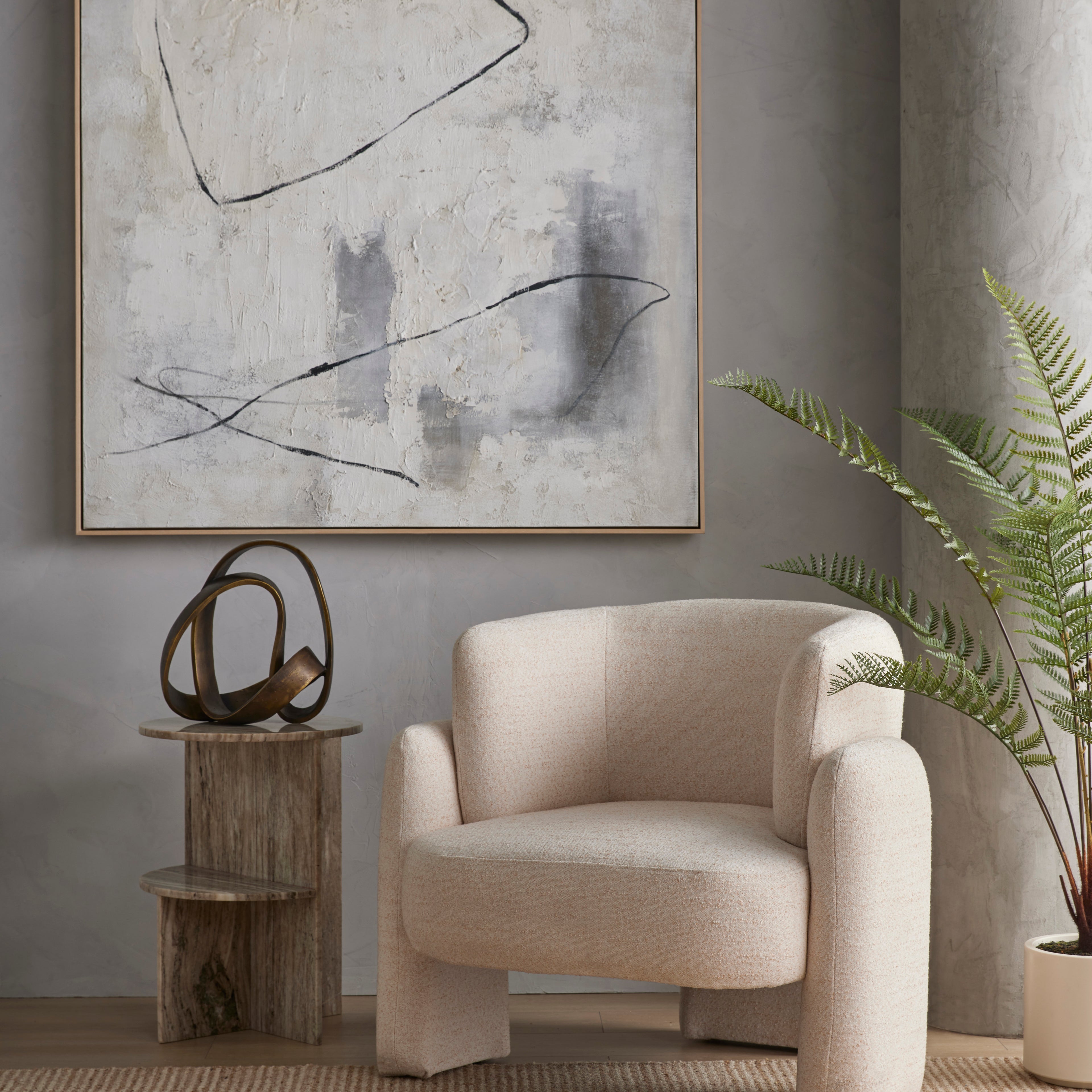 Grand Designs Binx Side Table Grey
