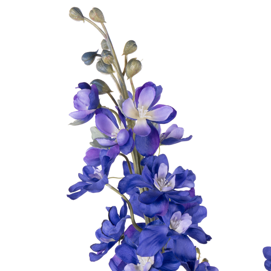 Faux Delphinium Mix - Alana Vase | Blue - 73cm