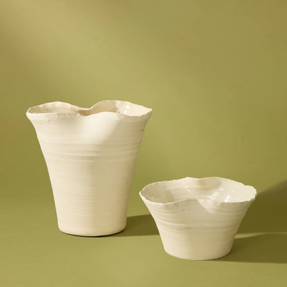 Tulle Bowl Vessel | Cream - 14cm