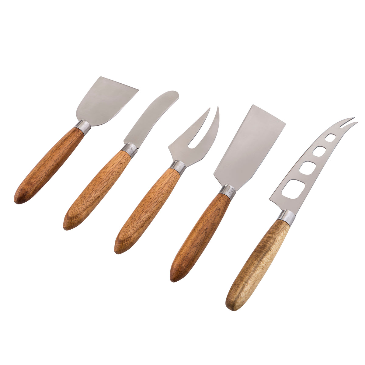 Davis &amp; Waddell Fine Foods Cheese Knife Set 5pce Natural &amp; Stainless