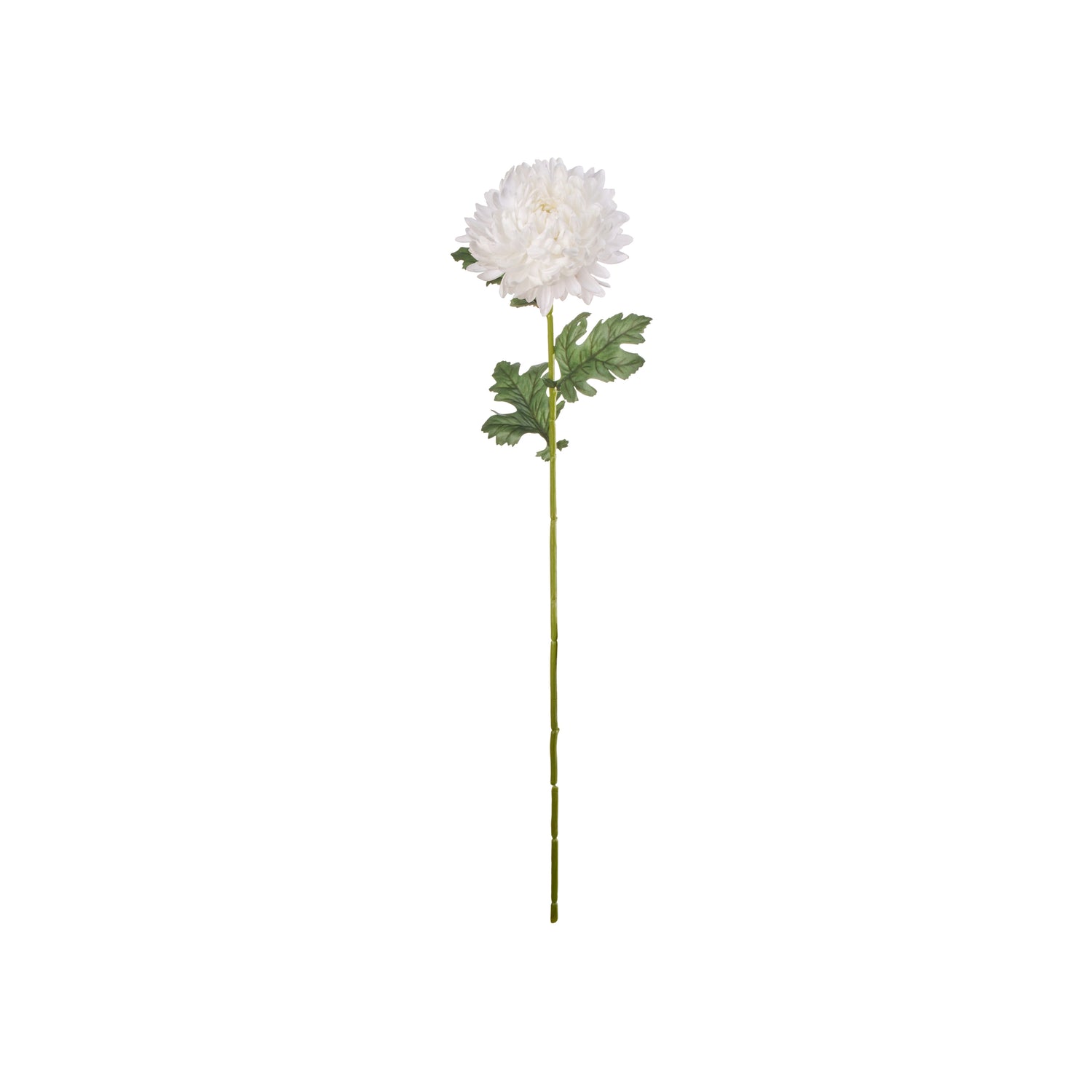 Faux Chrysanthemum Stem | White - 74cm