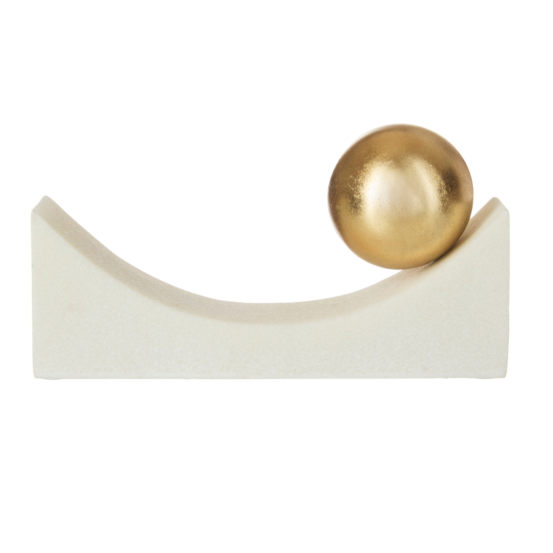 Amalfi Frette Sculpture White &amp; Gold