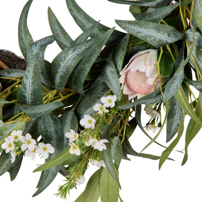 Rogue Pitaya Eucalyptus Wreath Cream &amp; Green