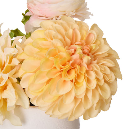 Faux Cosmos Ranununculus Mix - Tub | Pink - 24cm