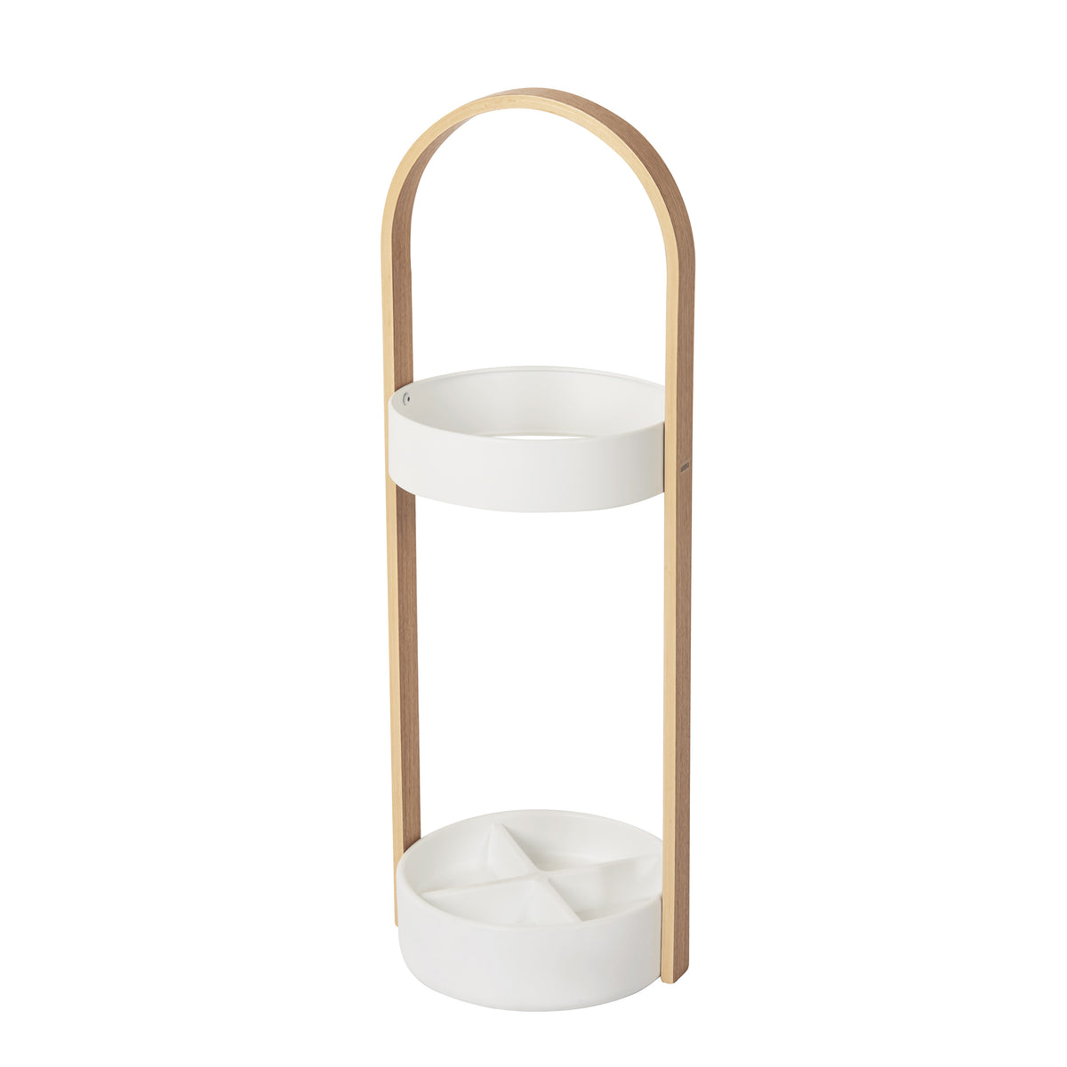 Umbra Bellwood Umbrella Stand White &amp; Natural