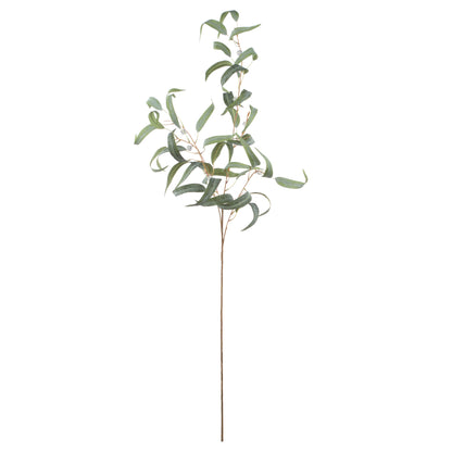 Faux Rustic Eucalyptus Gumnut Spray | Green - 102cm