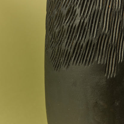 Dansk Textured Vase | Black - 41cm