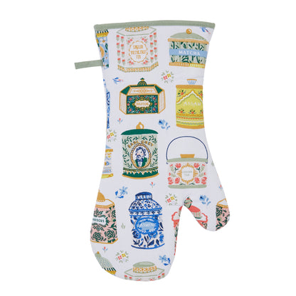 Ulster Weavers Tea Tins Oven Gauntlet Multi-Coloured