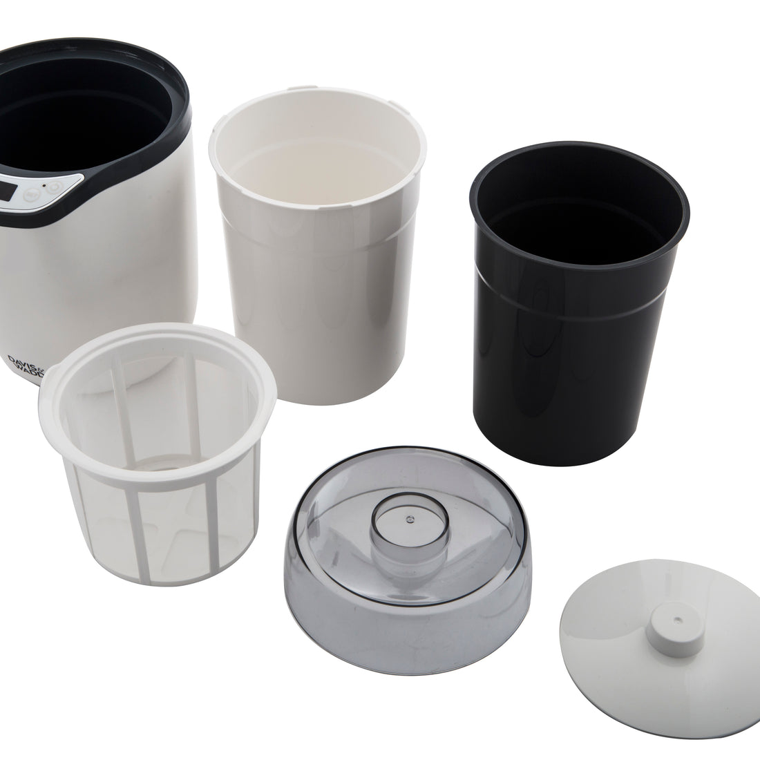 Davis &amp; Waddell 2 in 1 Electric Yoghurt Maker/Fermenter White &amp; Grey